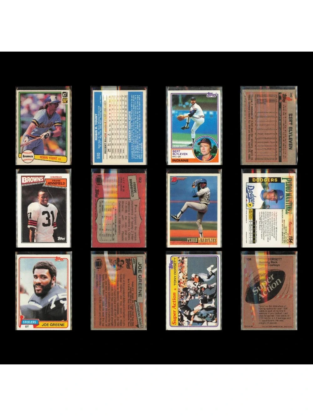 Vintage 105-Card HOF & Stars Lot Baseball Basketball Football NBA NFL MLB *READ*
